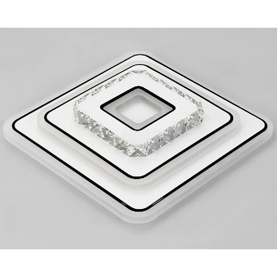 LED crystal chandelier ARABELA 40W, Cold/Warm/Neutral light, White LED Chandeliers Default Title Alessandro Design