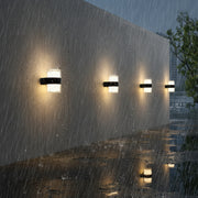 Aplica LED Exterior MIRA, 9W, 2 Surse de lumina, Lumina Calda, Negru Aplice de Exterior Default Title Alessandro Design