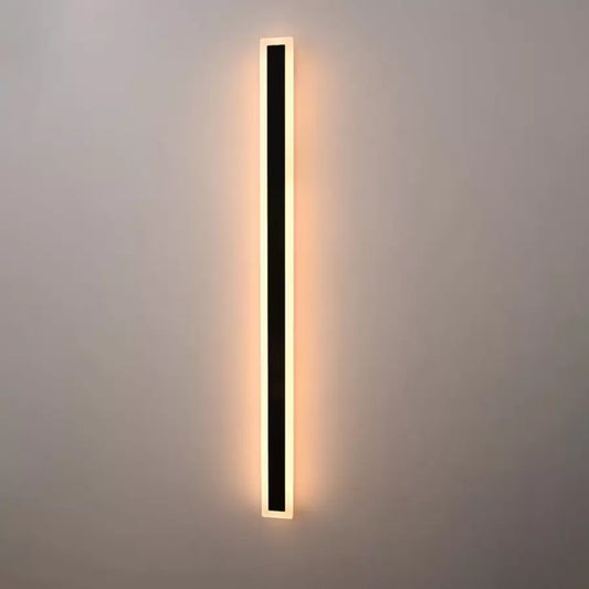 Mack Outdoor LED Wall Light, Length 120cm, 16W, IP65, Metal, Linear, Black Outdoor Wall Lights Default Title Alessandro Design