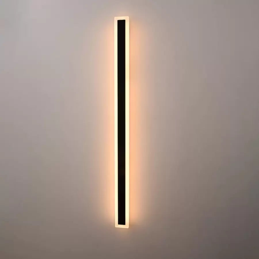 Mack Outdoor LED Wall Light, Length 120cm, 16W, IP65, Metal, Linear, Black Outdoor Wall Lights Default Title Alessandro Design