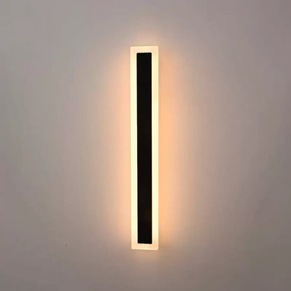 Mack Outdoor LED Wall Light, Length 60cm, 8W, IP65, Metal, Linear, Black Outdoor Wall Lights Default Title Alessandro Design