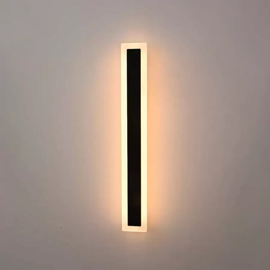 Mack Outdoor LED Wall Light, Length 60cm, 8W, IP65, Metal, Linear, Black Outdoor Wall Lights Default Title Alessandro Design