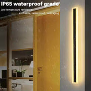 Mack Outdoor LED Wall Light, Length 60cm, 8W, IP65, Metal, Linear, Black Outdoor Wall Lights Default Title Alessandro Design