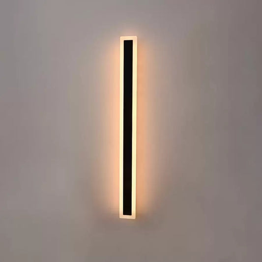 Mack Outdoor LED Wall Light, Length 90cm, 10W, IP65, Metal, Linear, Black Outdoor Wall Lights Default Title Alessandro Design