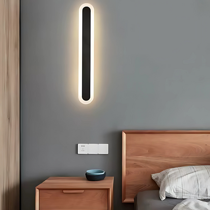SUHA Outdoor LED Wall Light, Length 30cm, 4W, IP65, Metal, Linear, Black Outdoor Wall Lights Default Title Alessandro Design