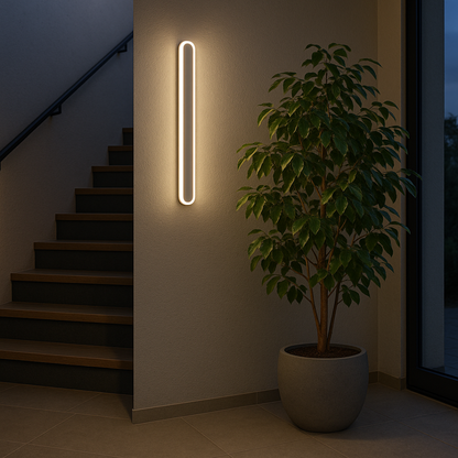 SUHA Outdoor LED Wall Light, Length 50cm, 6W, IP65, Metal, Linear, White Outdoor Wall Lights Default Title Alessandro Design