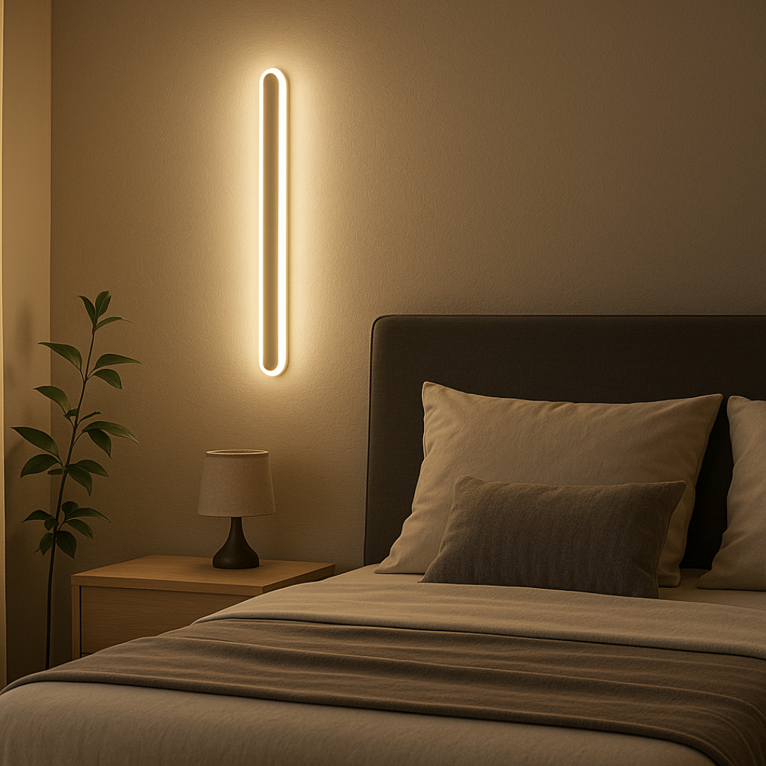 SUHA Outdoor LED Wall Light, Length 50cm, 6W, IP65, Metal, Linear, White Outdoor Wall Lights Default Title Alessandro Design