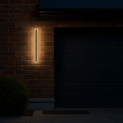 SUHA Outdoor LED Wall Light, Length 50cm, 6W, IP65, Metal, Linear, White Outdoor Wall Lights Default Title Alessandro Design