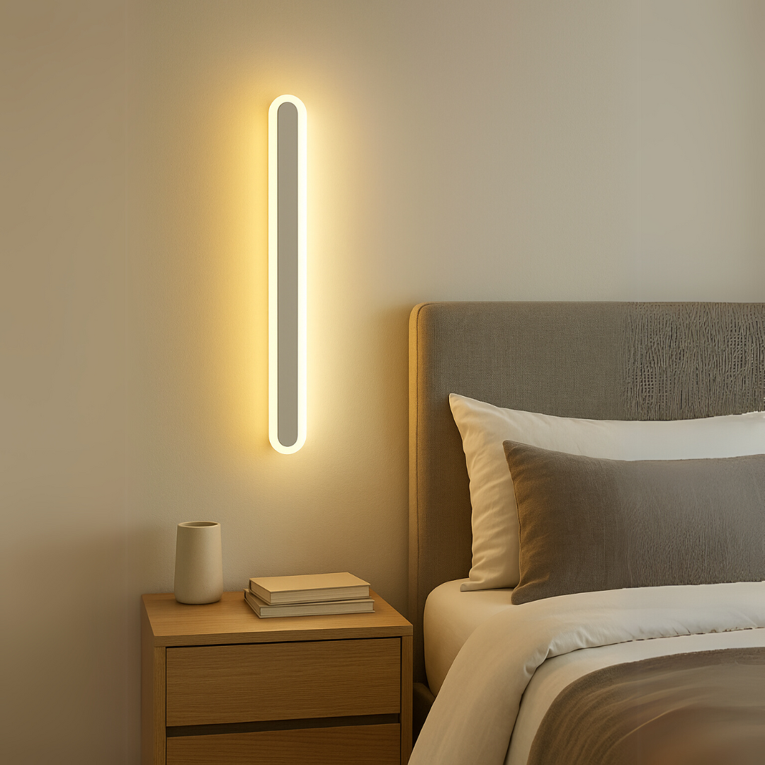 SUHA Outdoor LED Wall Light, Length 60cm, 8W, IP65, Metal, Linear, White Outdoor Wall Lights Default Title Alessandro Design
