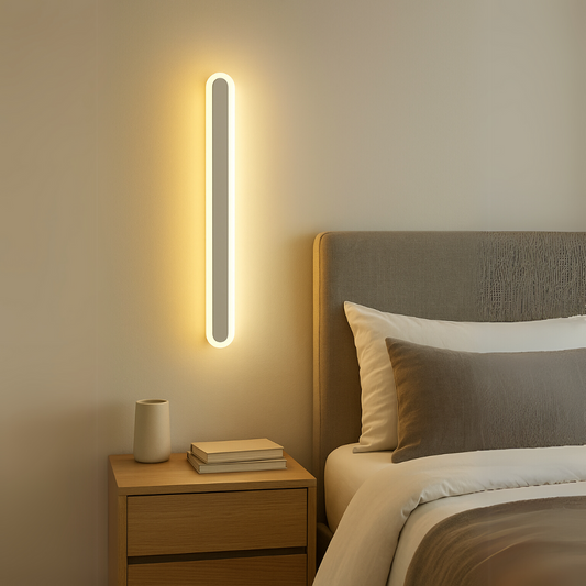 SUHA Outdoor LED Wall Light, Length 60cm, 8W, IP65, Metal, Linear, White Outdoor Wall Lights Default Title Alessandro Design