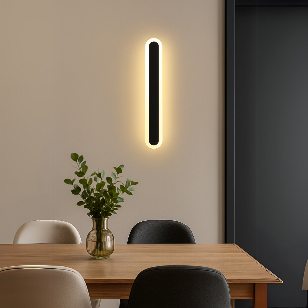 SUHA Outdoor LED Wall Light, Length 70cm, 10W, IP65, Metal, Linear, Black Outdoor Wall Lights Default Title Alessandro Design