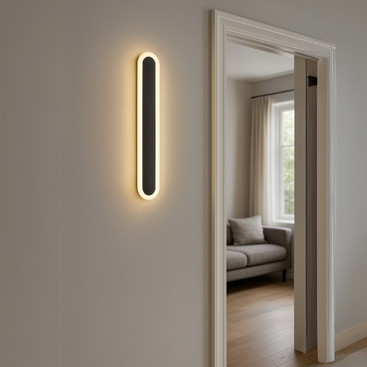 SUHA Outdoor LED Wall Light, Length 70cm, 10W, IP65, Metal, Linear, Black Outdoor Wall Lights Default Title Alessandro Design