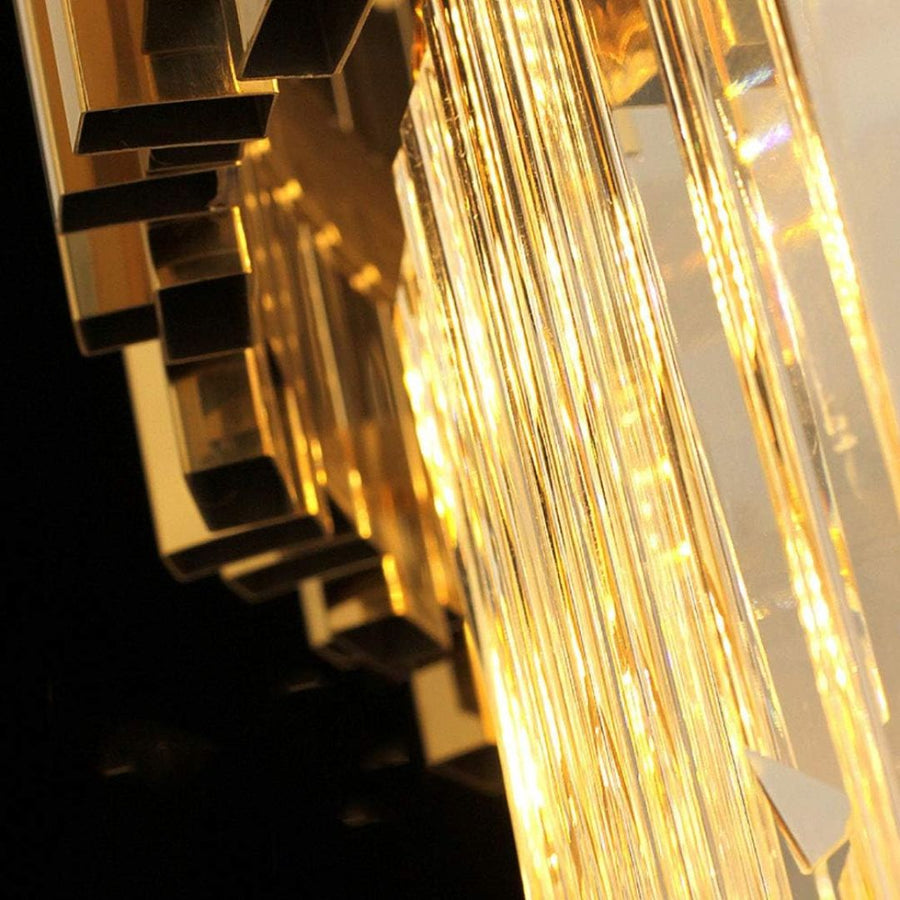 Crystal Candelabra BLOIS Magno, 8x E14, Diameter 60cm, Gold, Adjustable Height Crystal Candelabra Default Title Alessandro Design