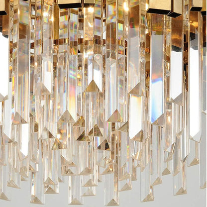 Crystal Candelabra BLOIS Magno, 8x E14, Diameter 60cm, Gold, Adjustable Height Crystal Candelabra Default Title Alessandro Design