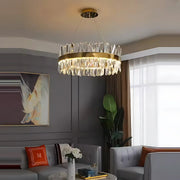 CASERTA Regalis LED Chandelier with Remote Control, 95W, Dimmable, Diameter 80cm, Gold LED Chandeliers with Remote Control Default Title Alessandro Design