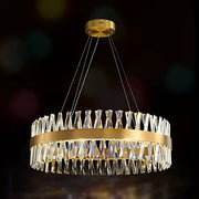 CASERTA Regalis LED Chandelier with Remote Control, 95W, Dimmable, Diameter 80cm, Gold LED Chandeliers with Remote Control Default Title Alessandro Design