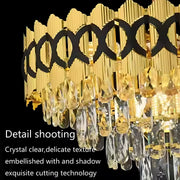 Crystal Chandelier PIERREFONDS Eleganza 8x E14, Diameter 48.5cm, Shiny Gold, Adjustable Height Crystal Chandeliers Default Title Alessandro Design