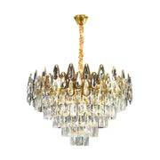 Crystal Chandelier ALHAMBRA Eleganza 8x E14, Diameter 50cm, Shiny Gold, Adjustable Height Crystal Chandelier Default Title Alessandro Design