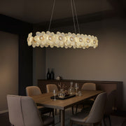 Candelabru Cristal Cadenza Allegro, 80W, Lumina Calda/Neutra/Rece, Inaltime reglabila, Auriu Candelabre Cristal Default Title Alessandro Design