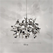 Modern Candelabra, CAPRICIO Allegro, 2xE14, Diameter 40cm, Glossy Chrome, Adjustable Height Modern Candelabra Default Title Alessandro Design