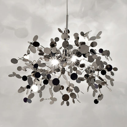 Modern Candelabra, CAPRICIO Allegro, 2xE14, Diameter 40cm, Glossy Chrome, Adjustable Height Modern Candelabra Default Title Alessandro Design
