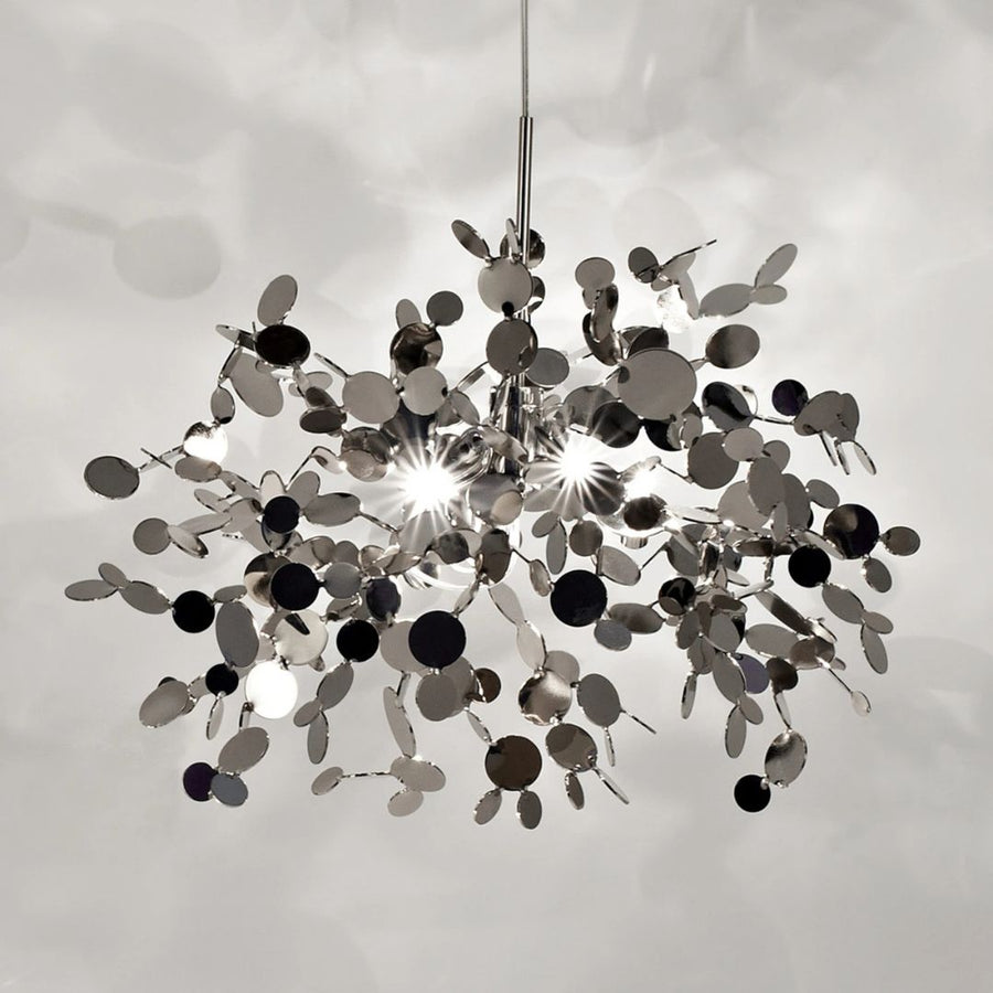 Modern Candelabra, CAPRICIO Allegro, 2xE14, Diameter 40cm, Glossy Chrome, Adjustable Height Modern Candelabra Default Title Alessandro Design