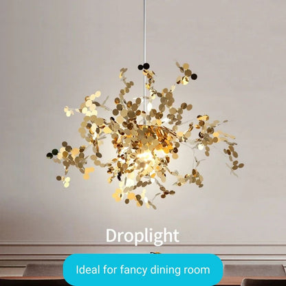 Modern Candelabra, CAPRICIO Allegro, 2xE14, Diameter 40cm, Gold, Adjustable Height Modern Candelabra Default Title Alessandro Design