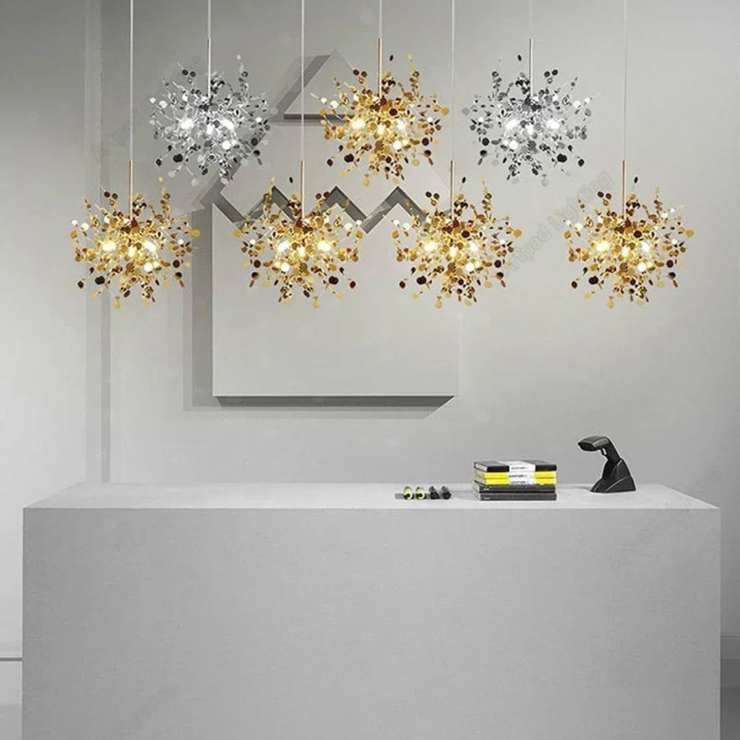 Modern Candelabra, CAPRICIO Allegro, 2xE14, Diameter 40cm, Gold, Adjustable Height Modern Candelabra Default Title Alessandro Design