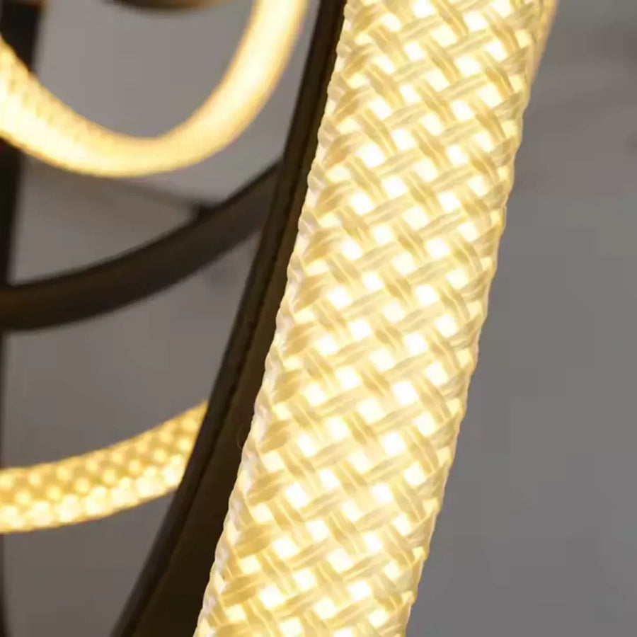 Candelabru Modern, LED, ARIA Largo, 31W, lumina Calda, Negru Candelabre Moderne Default Title Alessandro Design