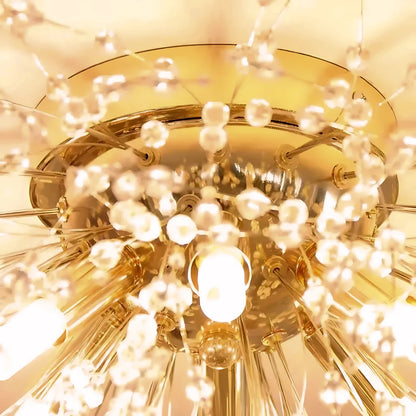 Crystal Chandelier RONDO Vivace, 5x G9, Diameter 40 cm, Shiny Gold Crystal Chandeliers Default Title Alessandro Design