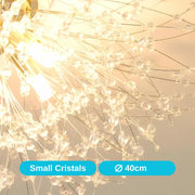 Crystal Chandelier RONDO Vivace, 5x G9, Diameter 40 cm, Shiny Gold Crystal Chandeliers Default Title Alessandro Design