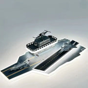 Lustra LED PORTAVION pentru copii, 128W, lumina Rece/Calda/Neutra, Gri Aeronautic Lustre Copii Default Title Alessandro Design