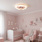 UNICORN LED chandelier, 104W, 50cm, Cold/Warm/Neutral light, Pink