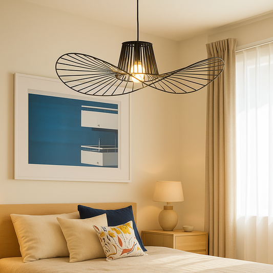 ELIAS Hanging Chandelier 60cm, 1x E27, Metal, Adjustable Height, Black Modern Chandeliers Default Title Alessandro Design