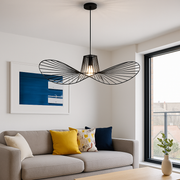 ELIAS Hanging Chandelier 60cm, 1x E27, Metal, Adjustable Height, Black Modern Chandeliers Default Title Alessandro Design