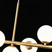 Lustra cu bec moderna LOFT Pavilion, 11x G9, Auriu, Metal, Inaltime Reglabila Lustre Moderne Default Title Alessandro Design