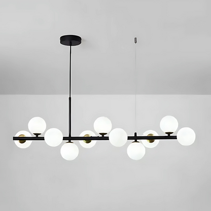 LOFT Pavilion Modern Chandelier, 11x G9, Black, Metal, Height Adjustable Modern Chandeliers Default Title Alessandro Design