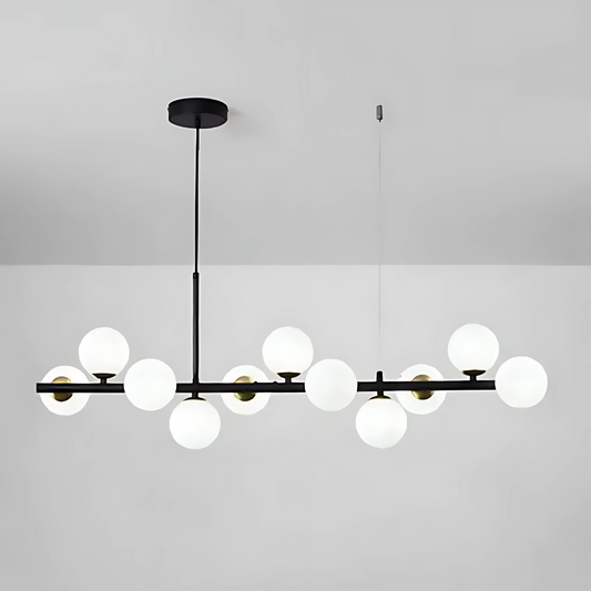 LOFT Pavilion Modern Chandelier, 11x G9, Black, Metal, Height Adjustable Modern Chandeliers Default Title Alessandro Design