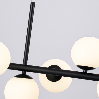 LOFT Pavilion Modern Chandelier, 11x G9, Black, Metal, Height Adjustable Modern Chandeliers Default Title Alessandro Design
