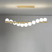 LOFT Hall Chandelier, 11x G9, Golden White, Metal, Adjustable Height, Elegant Modern Chandeliers Default Title Alessandro Design