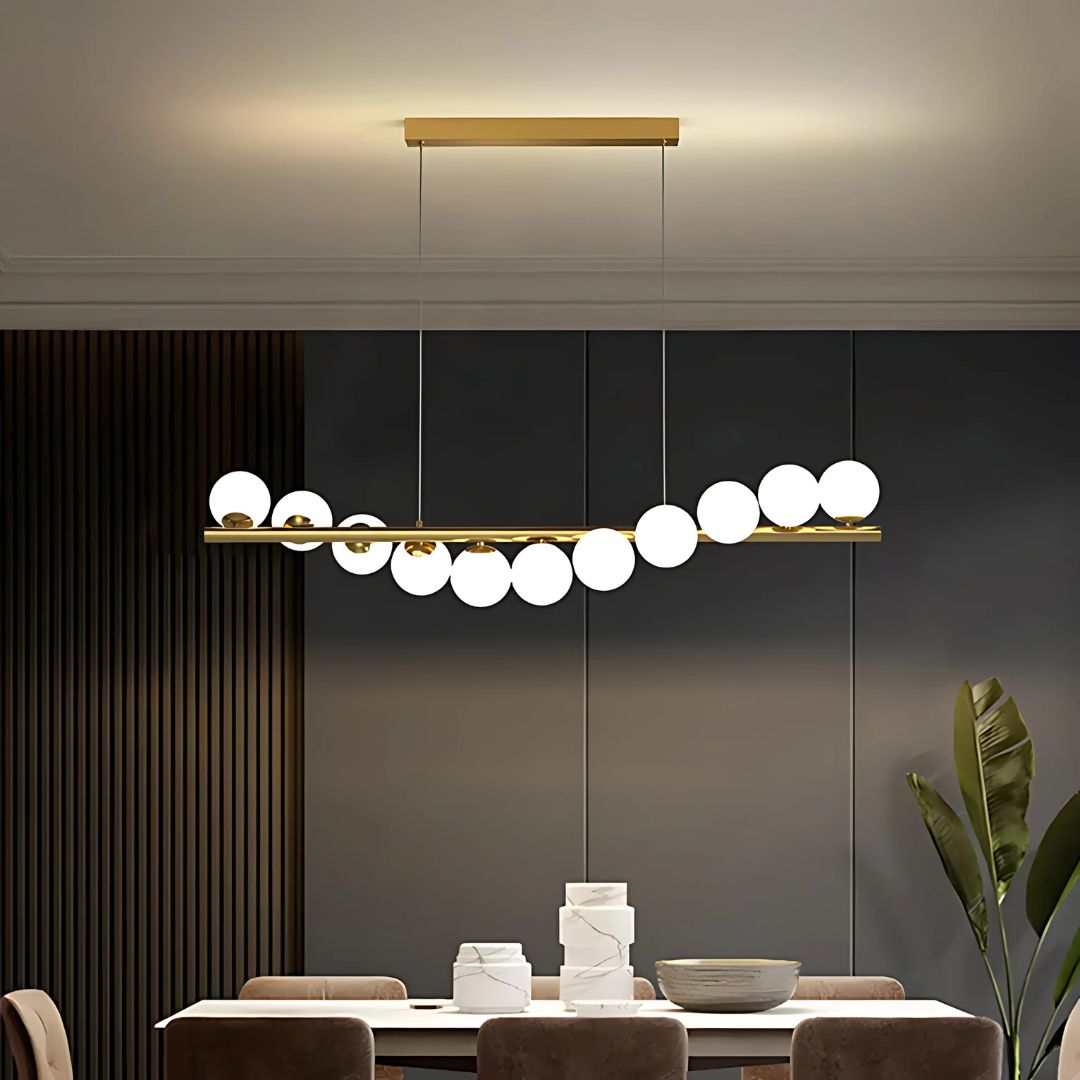LOFT Hall Chandelier, 11x G9, Golden White, Metal, Adjustable Height, Elegant Modern Chandeliers Default Title Alessandro Design