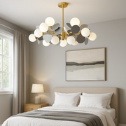 Suspended Chandelier SVEN, 15x G9, Gray LED Chandelier Default Title Alessandro Design