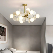 Suspended Chandelier SVEN, 15x G9, White Modern Chandeliers Default Title Alessandro Design