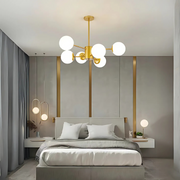 LOFT Hanging Chandelier, 6x E27, Gold Modern Chandeliers Default Title Alessandro Design