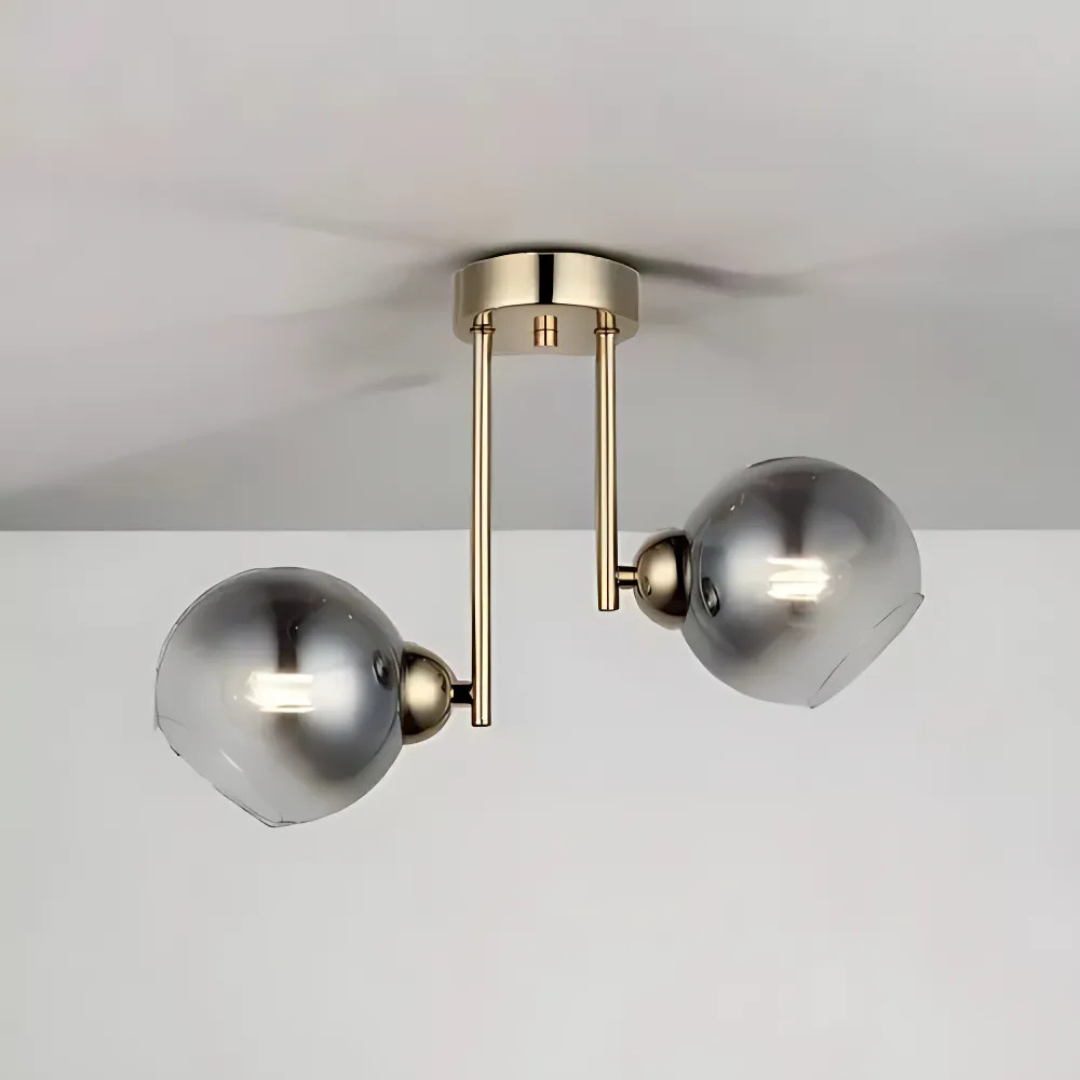 MODUS modern bulb chandelier, 2x E27, Gold, Metal Modern Chandeliers Default Title Alessandro Design
