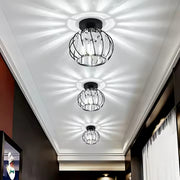 Monica Chandelier, 1 X E27, Ø 16 cm, Black, Metal / Glass Classic Chandeliers Default Title Alessandro Design