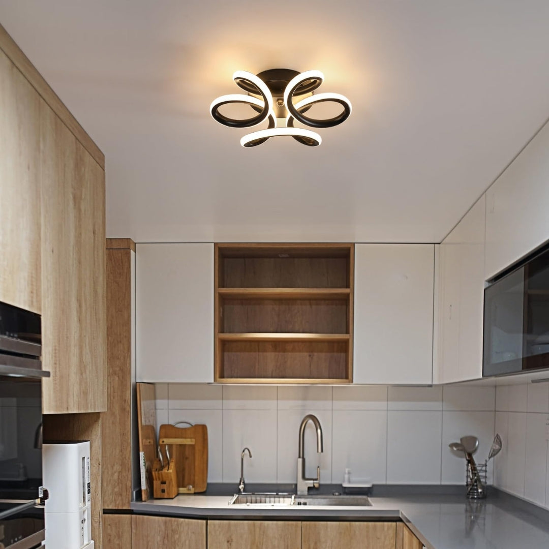 LED Chandelier VERTEX HELIX, 65W, Cold/Warm/Neutral light, Black LED Chandeliers Default Title Alessandro Design