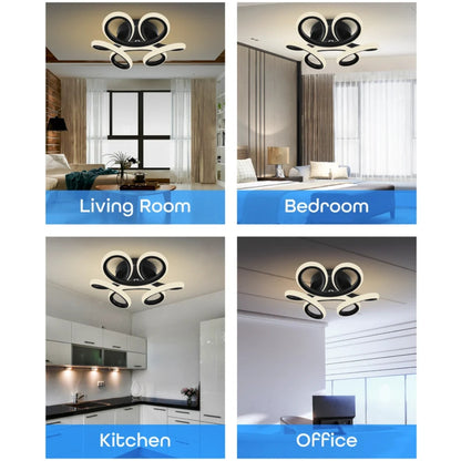 LED Chandelier VERTEX HELIX, 65W, Cold/Warm/Neutral light, Black LED Chandeliers Default Title Alessandro Design