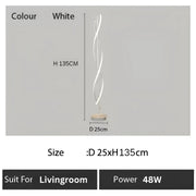 Upsilon LED lamp, 48W, Cold/Warm/Neutral light, Metal and Acrylic, White Veioze & Default Title Alessandro Design lamp