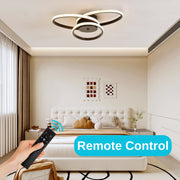Lustra LED cu telecomanda ECATERINA 27W, lumina Rece/Calda/Neutra, Dimabila, Negru Lustre LED cu Telecomanda Default Title Alessandro Design